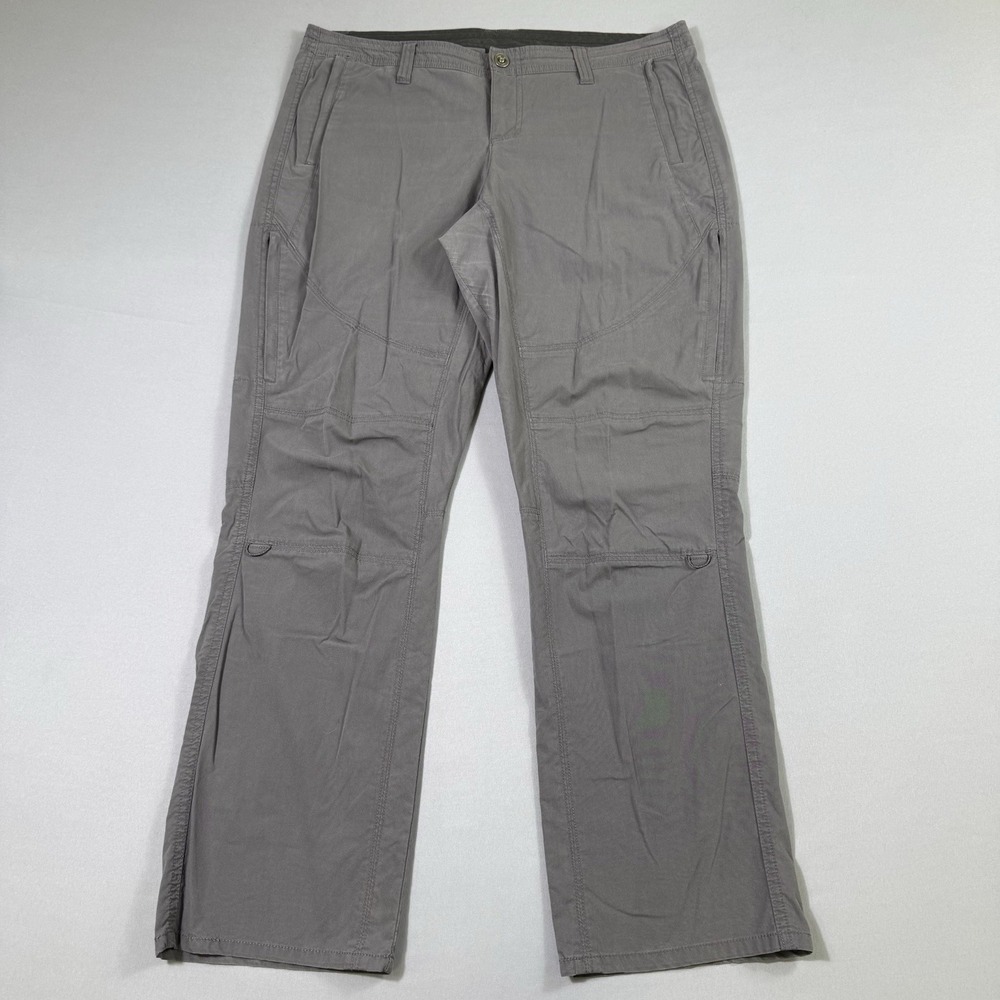 Kuhl Spire Roll Up Pants Womens 14 Short Gray Cargo Hiking‎ Outdoors Sports Gorp